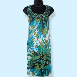 Rabbit Rabbit Rabbit Beaded Sleeveless Dress (AS IS)